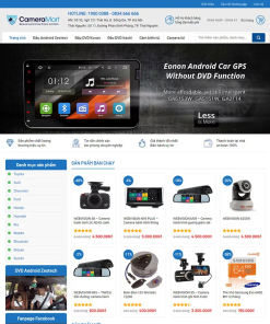 Mẫu giao diện chủ đề bán camera mã số 84