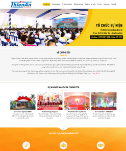 Mẫu giao diện chủ đề sự kiện mã số 28