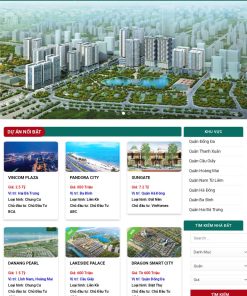Mẫu giao diện chủ đề bất động sản mã số 176