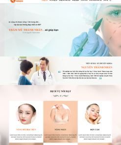 Mẫu giao diện chủ đề clinic mã số 77