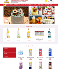 Mẫu giao diện chủ đề bán công cụ làm bánh mã số 36