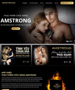 Mẫu giao diện chủ đề bán thực phẩm chức năng mã số 21