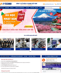 Mẫu giao diện chủ đề xuất khẩu lao động mã số 07